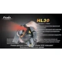 Ліхтар Fenix HL30 R5 Black / yellow: Вага, г 86.6