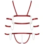 Боди с фиксаторами для рук Orion Bad Kitty Strap Body Red, L
