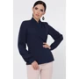 Блуза FashionUp BZ-1783A 48 темно-синяя с длинным рукавом