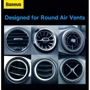 Держатель Baseus Car Holder Air Vent Metal Age II Gravity Dark Grey (SUJS030013) фото 11