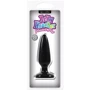 Анальная пробка Pleasure Plug Small, 10x3.5 см, черный