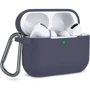Чехол для наушников TPU Case with Belt Midnight Blue for Apple AirPods Pro фото 1