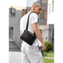 Мужская сумка через плечо Sambag Makros черная (70103101): Тип Сумки