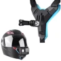 Крепление на шлем, подбородок MSCAM Motorcycle Strap для экшн камер GoPro, SJCAM Синий