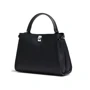 Женская сумка тоут Guess Uptown Chic черная (HWVG7301050-BLA): Фактура Матовая, Зернистая