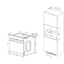 Духовой шкаф электрический Amica ED47638XA: Мощность подключения, Вт 3600