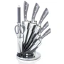 Набор кухонных ножей Набор металлических ножей на подставке Royalty Line RL-KSS812 7pcs: Количество предметов 7