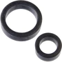 Набор эрекционных колец Doc Johnson Platinum Premium Silicone - The C-Rings - Charcoal