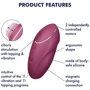 Вибратор Satisfyer Tap & Climax 1 Red