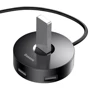 Адаптер Baseus Adapter Round Box USB to USB3.0+3xUSB2.0 Black (CAHUB-U01): Інтерфейс підключення USB 2.0, USB 3.0
