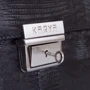 Мужской портфель Karya черный (SHI0152-076-2LZ): Фактура Тиснение, Матовая