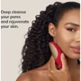 Электронная звуковая термощетка для лица GESKE Sonic Thermo Facial Brush 6в1 red (HB0634)