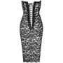 Платье Noir Handmade F301 Catalyst lace up midi dress Вlack, XXL