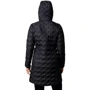 Пуховик Columbia Delta Ridge™ Long Down Jacket 1909251-010 42 чорний довгий зимовий з капюшоном: Сезон Зима
