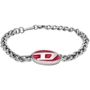 Браслет Diesel серебристый (DX1445040)