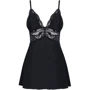 Бэби-долл со стрингами Obsessive 810-BAB-1 babydoll & thong black L/XL