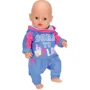 Набор одежды для куклы BABY born - Спортивный костюм (на 43 cm, голубой) фото 6