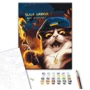 Картина за номерами Brushme Котик повстанець ©Маріанна Пащук 40х50 см (BS53120): Виробник Brushme