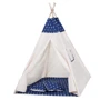 Детская палатка Springos Tipi XXL вигвам бело-синяя (TIP08)