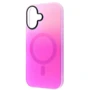 Чехол для iPhone WAVE Matte Gradient Colors with Magnetic Ring Pink/Purple for iPhone 16