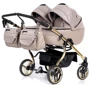 Универсальная коляска для двойни 2 в 1 Tako Laret Imperial Duo Beige (T-LI-DUO-02)
