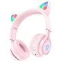 Наушники Hoco W39 Cute Cat Ear Pink