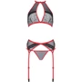 Комплект белья Passion SATARA SET Red S/M