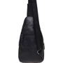 Чоловіча сумка-слінг Borsa Leather чорна (K1202-black): Тип Сумки