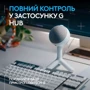 Микрофон Logitech G Yeti Orb RGB White (988-000558): Выходной штекер USB