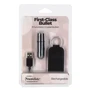Вибропуля PowerBullet - First-Class Bullet 2.5" with Key Chain Pouch, Silver