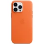 Чехол для iPhone Apple for iPhone 14 Pro Max Leather Case with MagSafe Orange (MPPR3) : Цвет оранжевый