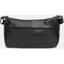 Женская сумка через плечо Borsa Leather черная (K1105-black): Тип Сумки