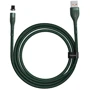 Кабель Baseus USB Cable to Lightning Zinc Magnetic Safe Fast 2.4A 1m Green (CALXC-K06) фото 3
