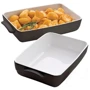 Жароміцне скло Форма Pyrex WAVE Grey Mat C309B04 прямокутні. (33x23см) фото 3