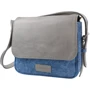 Женская сумка почтальонка Laskara разноцветная (LK-10245-silver-denim)