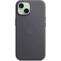 Чехол для iPhone Apple iPhone 15 FineWoven Case with MagSafe - Black (MT393ZM/A) фото 5