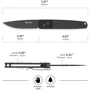 Нож Ganzo G721-B черный клинок (G721B-BK): Вес, г 135