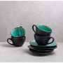 Набор чашек с блюдцами N'B Green lagoon для кофе 8 пр. 100 мл (JM2221/JM2226)