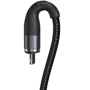 Кабель Baseus USB Cable to Lightning Magnetic Zinc Safe 1m Black (CALXC-KG1): Длина 1 м