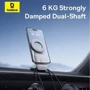 Тримач Baseus Car Holder Magnetic C02 Mega Gray (C40169002833-00) для Apple iPhone 16 I 15 I 14 I 13 I 12 series фото 7