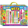Ароматный набор для творчества - МЕГАКРЕАТИВ (фломастеры, карандаши, ручки, маркеры, наклейки)