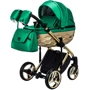 Коляска 2 в 1 Adamex Chantal Star Polar (Gold) шкіра 100% Star 120 (624716): Тип коляски універсальна коляска (2-в-1)