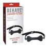 Кляп Chisa Doggle Bone Bit Gag, Black