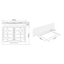 Варочная поверхность газовая Eleyus GRACIA 60 WH CF: Расположение панели спереди