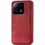 Аксессуар для смартфона Mobile Case Getman Cubic Red for Xiaomi 13 Pro: Материал искусcтвенная кожа и термополиуретан