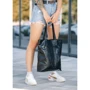 Женская сумка шоппер Sambag Shopper черная (93251071): Тип ручки С двумя ручками, Длинная ручка