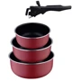 Набір ковшів зі знімною ручкою Bergner Click & cook 16/18/20 см (BG-31608-RD)