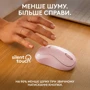 Мышь Logitech M240 Silent Wireless Rose (910-007121)