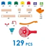 Конструктор-лабиринт Hape Marble Run Трюки и повороты 129 элементов (E1100) фото 5
