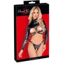 Комплект с фиксаторами для рук Orion Bad Kitty Shirt With Thong Black, L